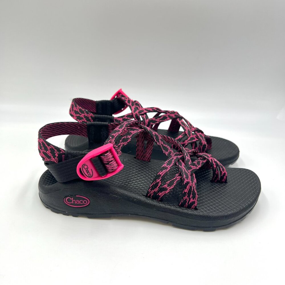 Chaco Womens ZCloud‎ X2 Foliole Magenta Pink Black Sport Sandals Shoes